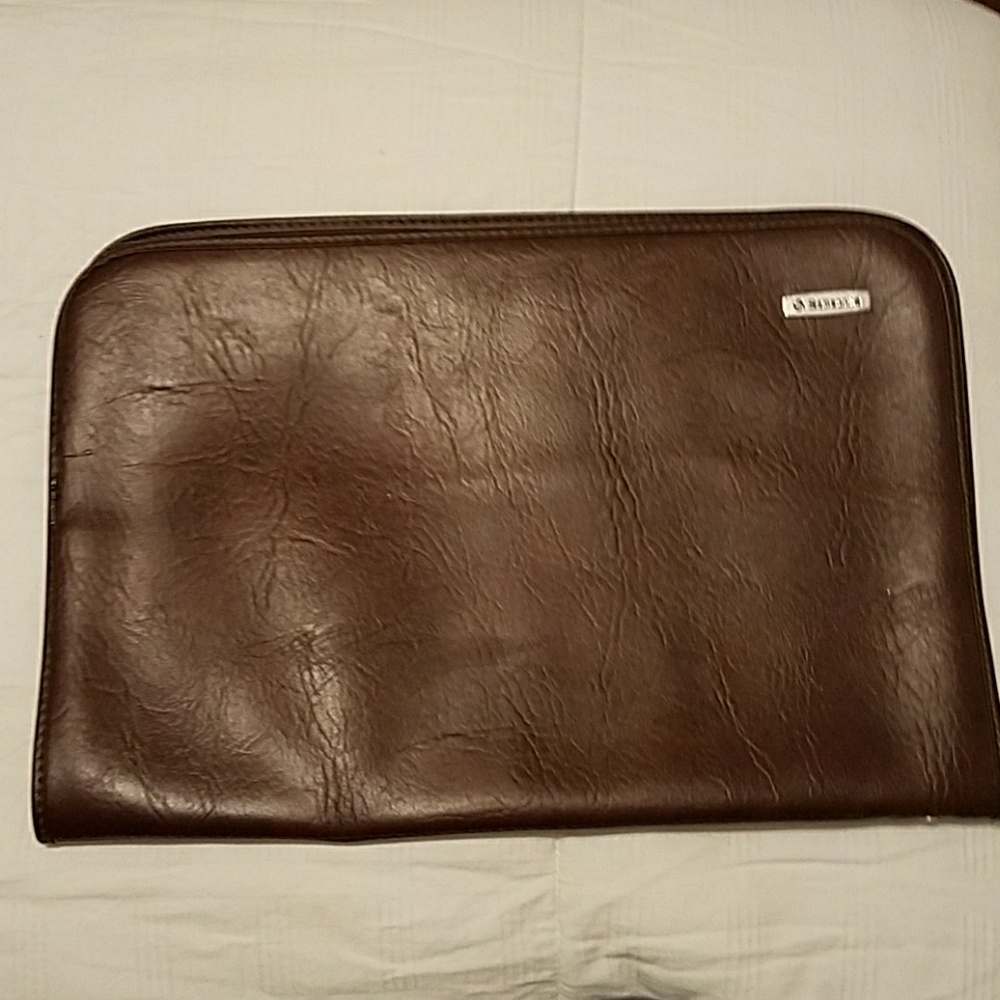 Samsonite brown leather folder